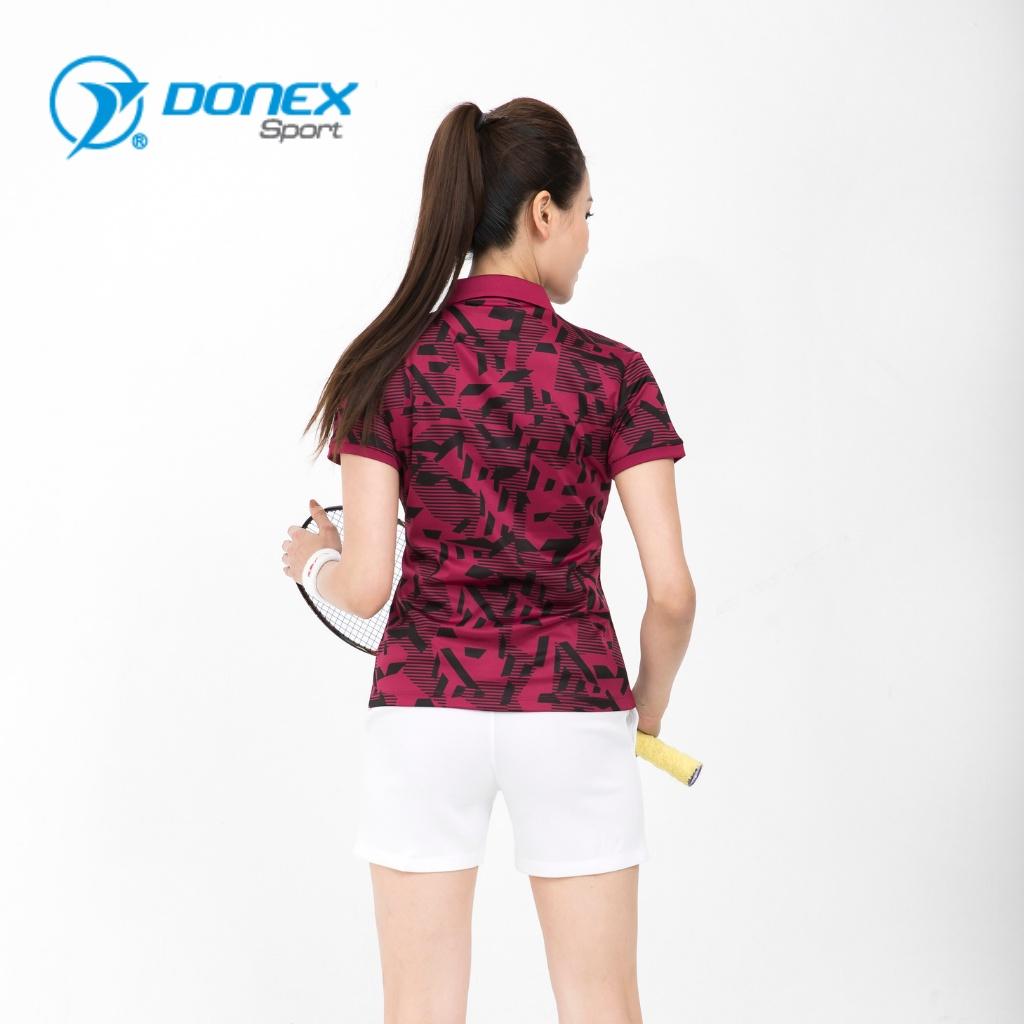 Áo Thể Thao Nữ DONEXPRO Form Regular FIT Ôm Vừa Vặn, Công Nghệ In Bền Màu, Họa Tiết Trẻ Trung Năng Động AC-3389