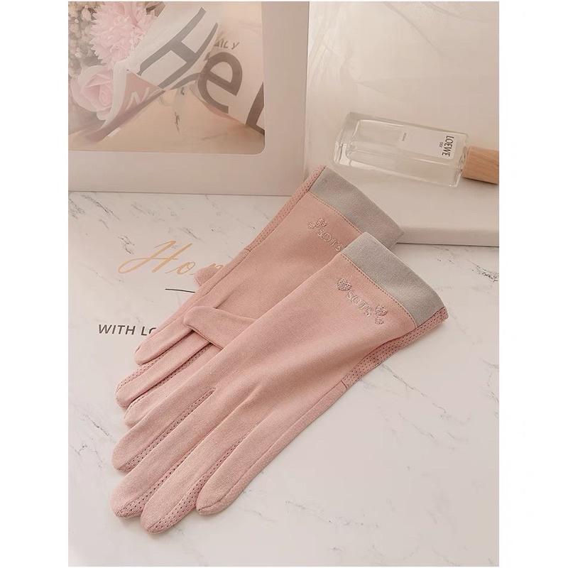 Găng Tay Chống Nắng Nữ Dễ Thương Chống Tia UPF>50, Cảm Ứng, Thời Trang