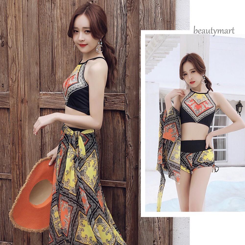 Bộ bơi 3 mảnh thổ cẩm