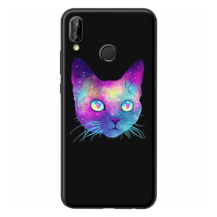 Ốp Lưng Dành Cho Điện Thoại Huawei Nova 3E - Mèo 7 Màu