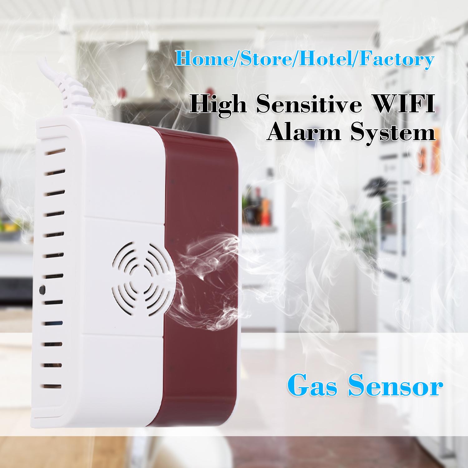 Wireless Independent Combustible Gas Detector 433MHz Natural Liquefied Petroleum Gas CH4 Leak Tester CO Sensor Sniffer with Sound Alarm