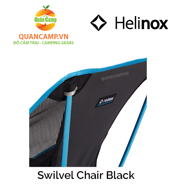 Ghế dã ngoại xếp gọn Helinox Swivel Chair Black