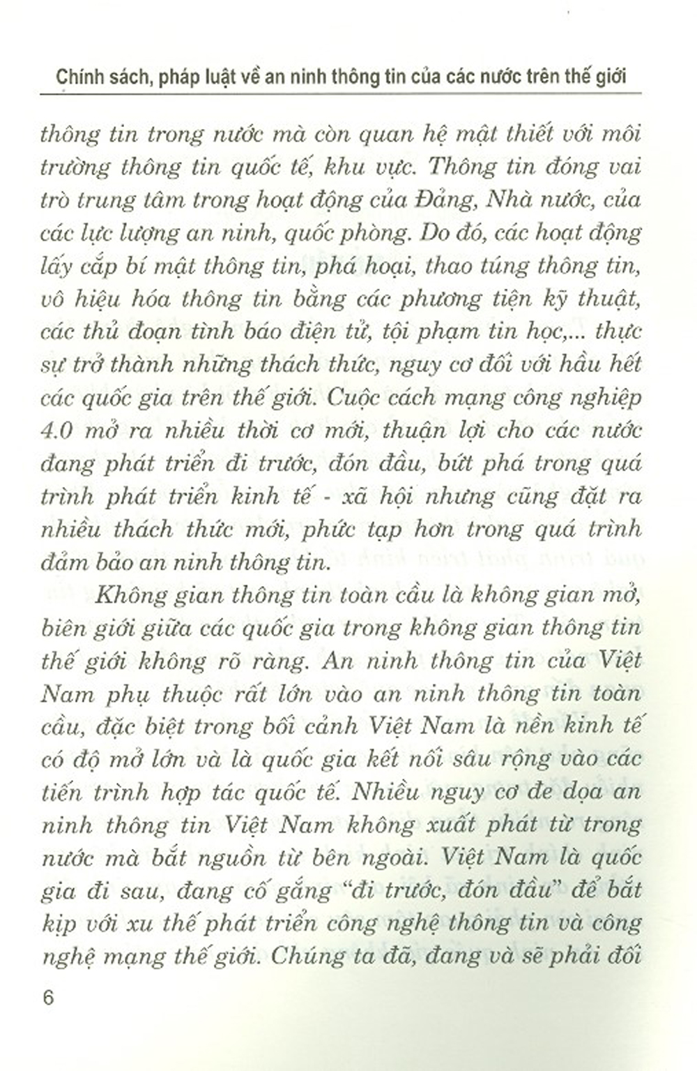 Chính Sách, Pháp Luật Về An Ninh Thông Tin Của Các Nước Trên Thế Giới