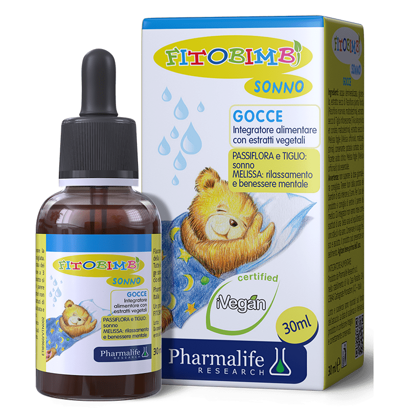 Siro Giúp Bé Ngủ Ngon FITOBIMBI SONNO Bổ Sung Vitamin, Hỗ Trợ Giảm Căng Thẳng Ở Trẻ Chai 30ml