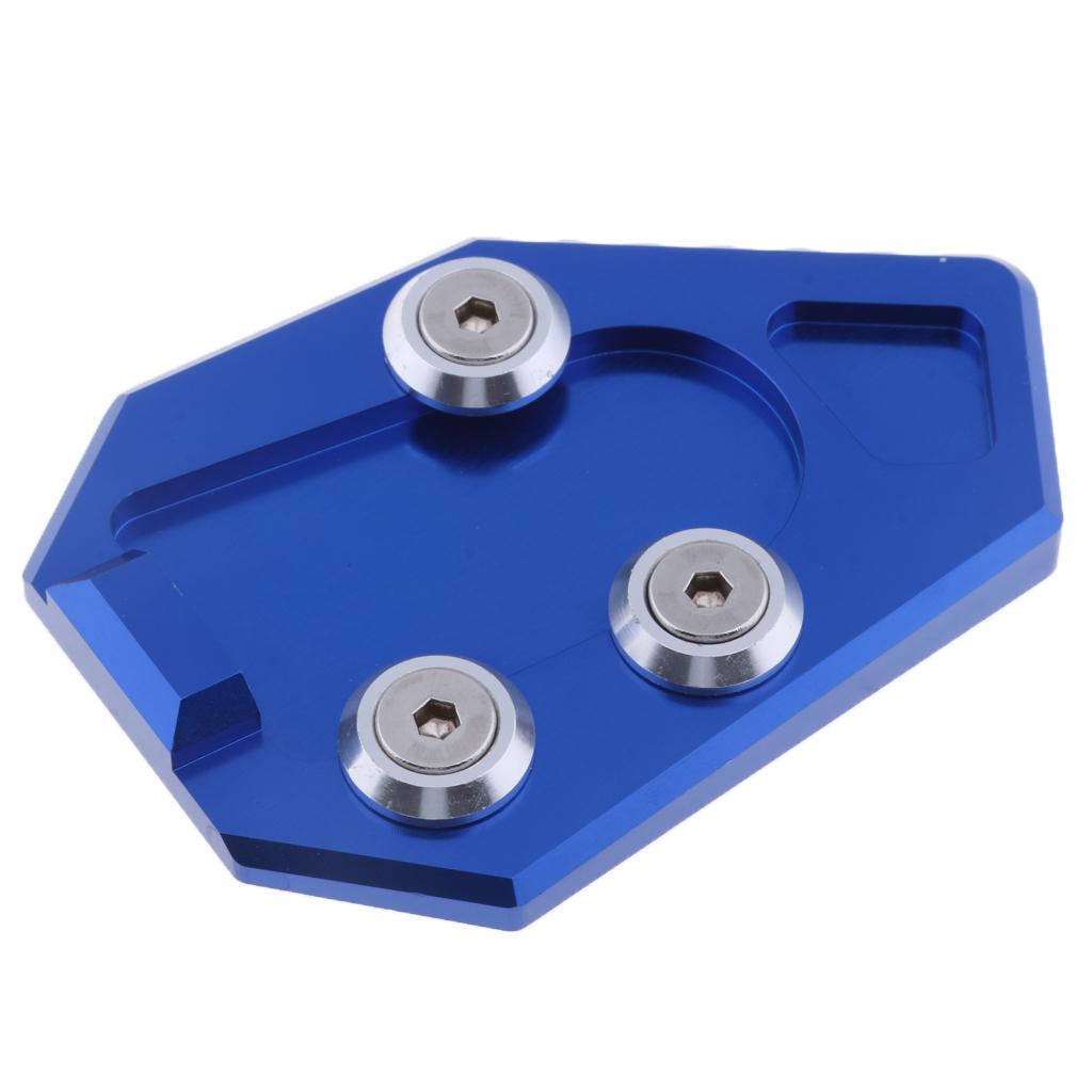 Blue Heavy Duty Motorbike Kickstand Stand Extension Plate for  CB1000R