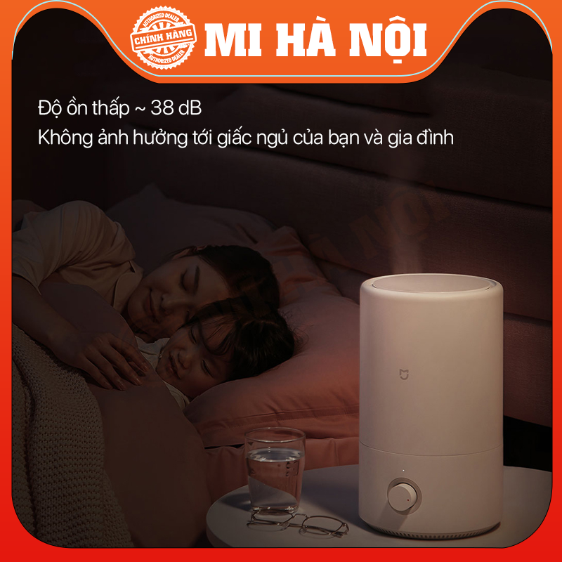 Máy Tạo Độ Ẩm Phun Sương Diệt Khuẩn Xiaomi Mijia MJJSQ02LX Kết Hợp Xông Tinh Dầu Dung Tích 4L - Hàng chính hãng