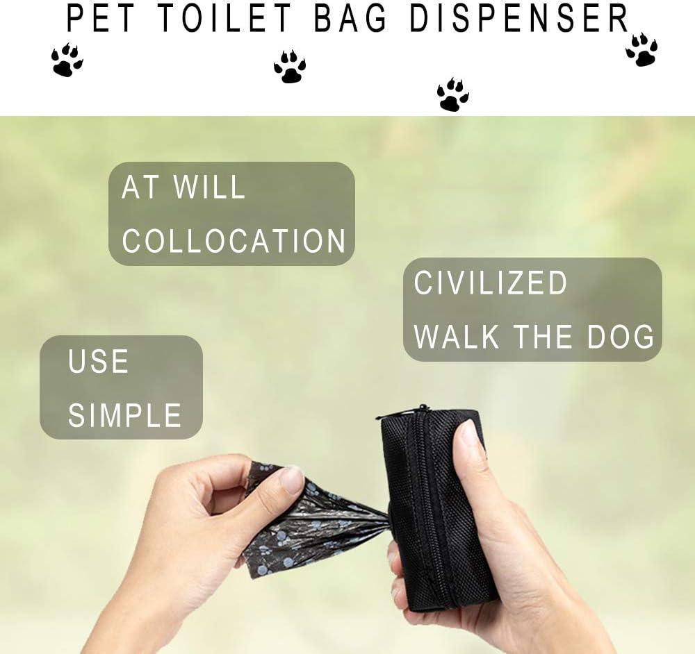 2 Cái Túi Phân Chó, Túi POOp Cho Chó, Dụng Cụ Bắt Chất Thải Cho Chó, Màu Đen