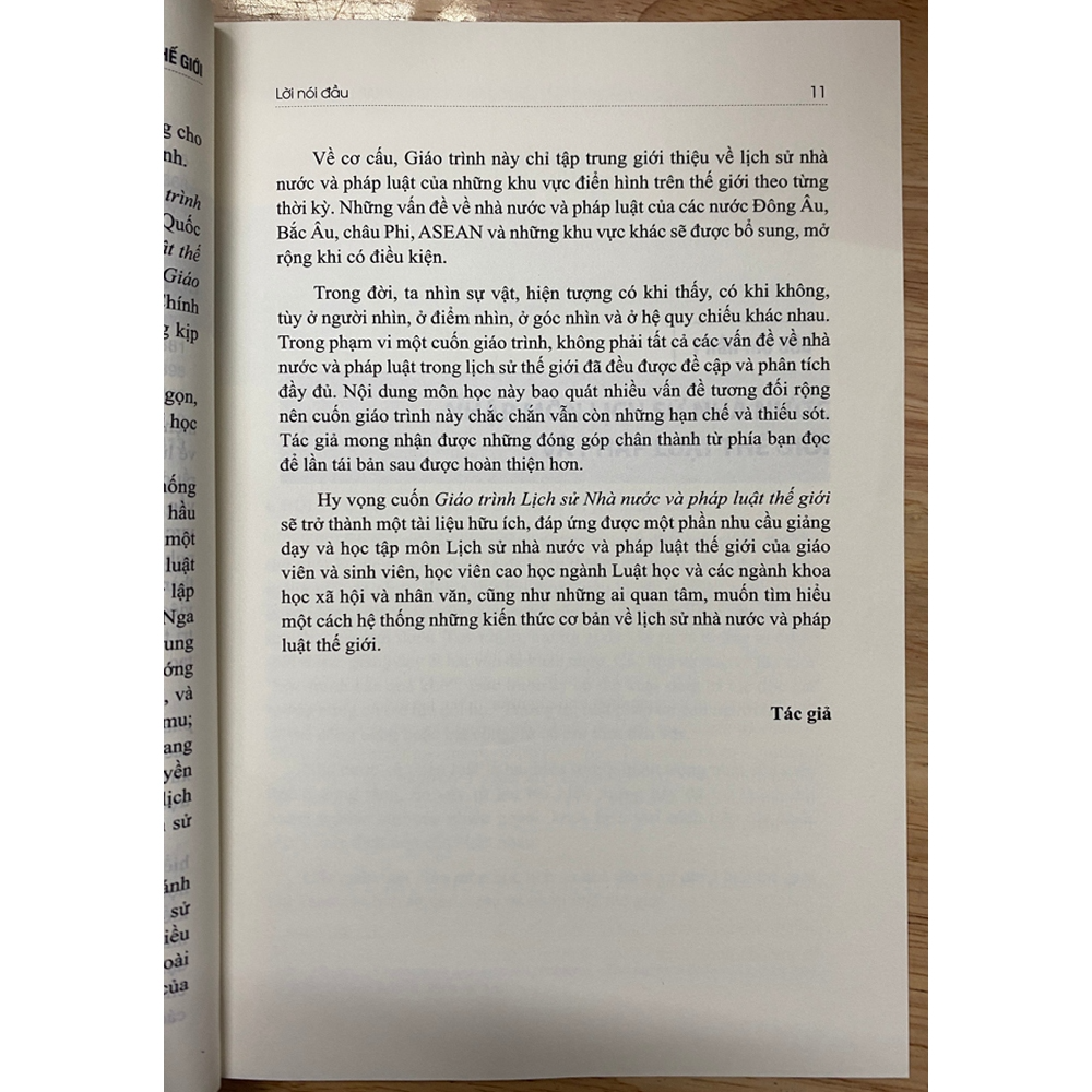 Sách - Giáo Trình Lịch Sử Nhà Nước Và Pháp Luật Thế Giới