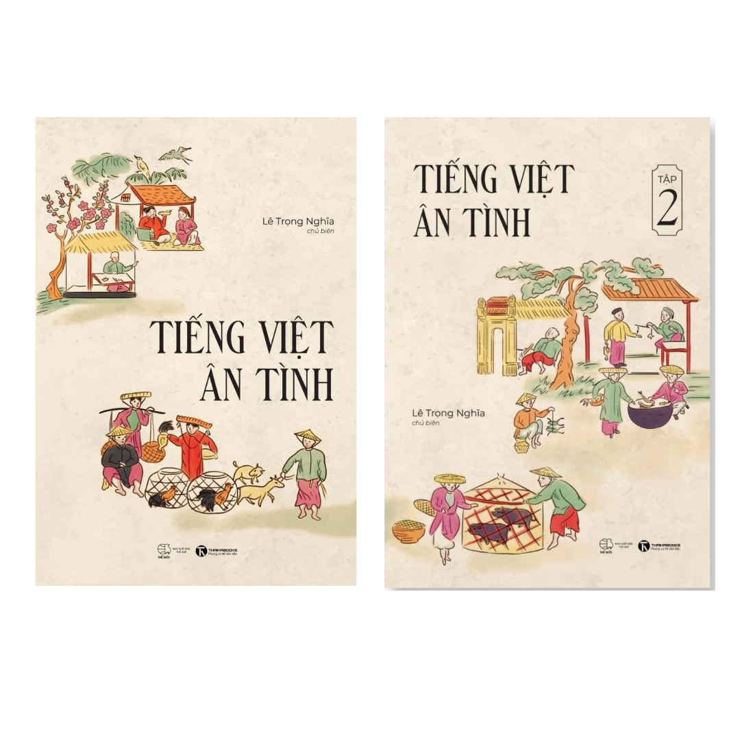 Sách - Bộ Tiếng Việt ân tình (2 tập) - Thái Hà Books