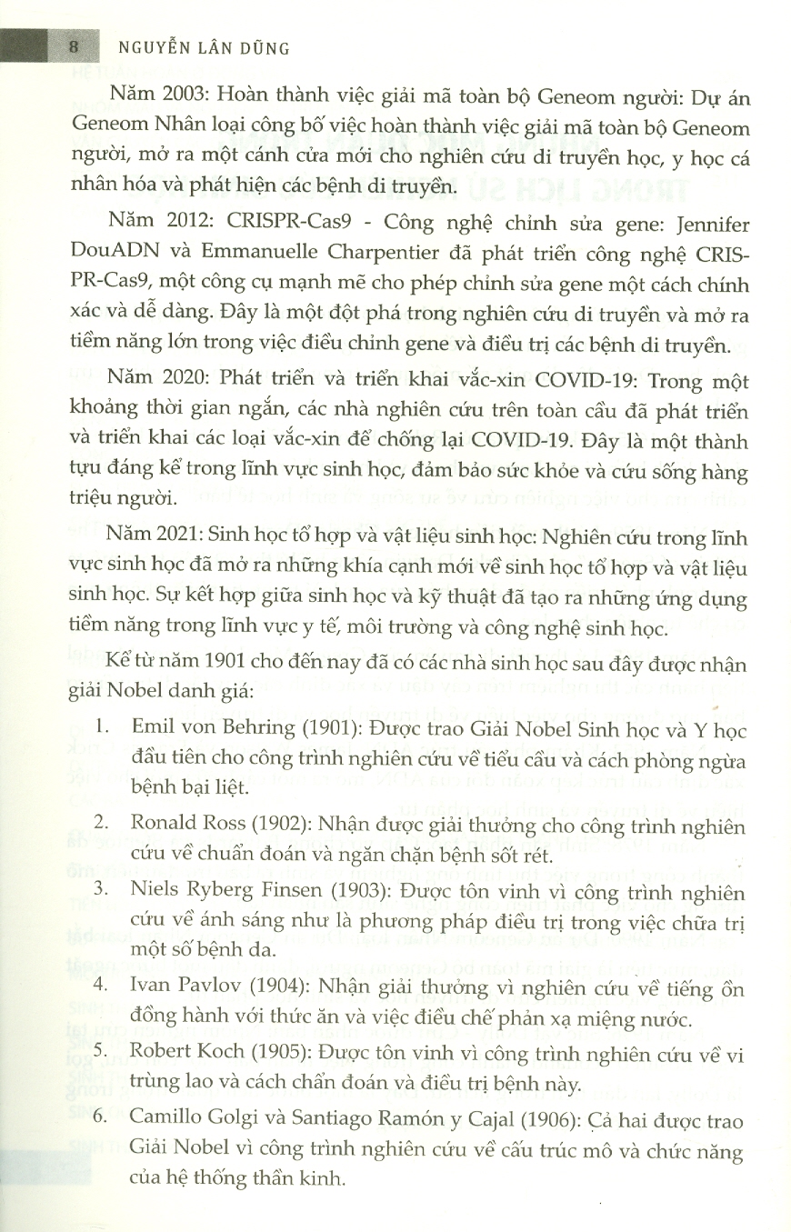 BÀI GIẢNG SINH HỌC – Nguyễn Lân Dũng - Hanoibooks – NXB Dân Trí
