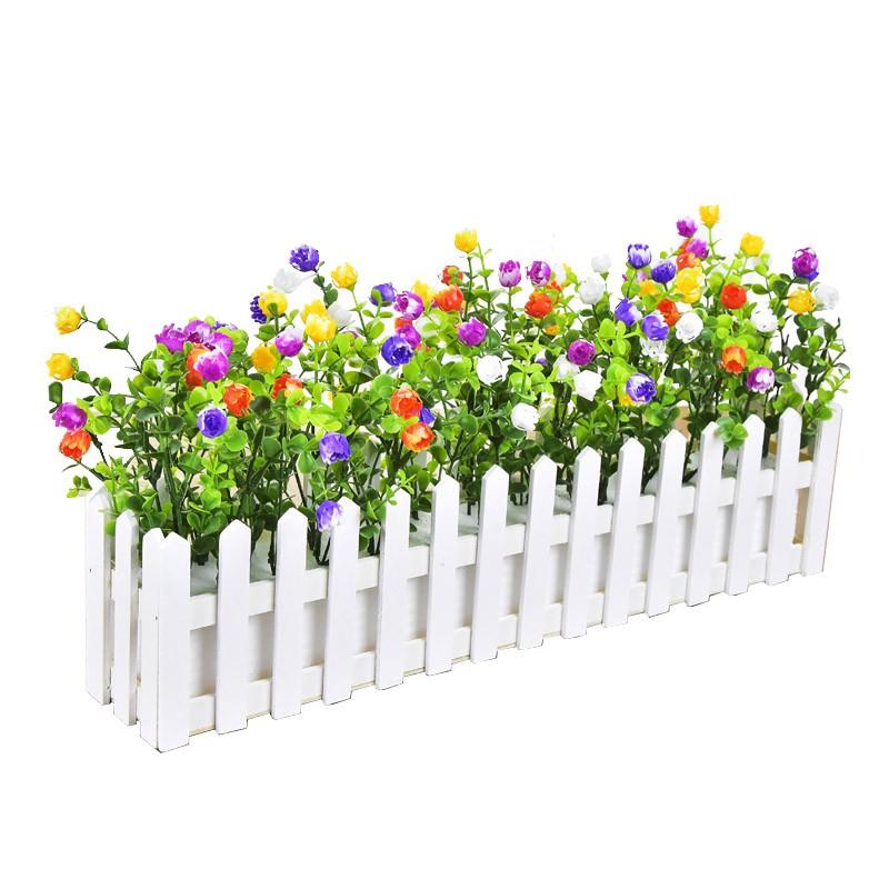 Nụ hoa hồng nhân tạo điểm bình trang trí kệ tủ, bàn trà tự nhiên giống thật decor phòng khách, phòng ngủ, nhà hàng