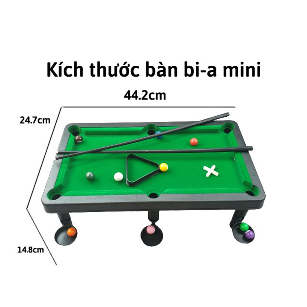 Đồ Chơi Bàn bi a mini cho bé từ 3 tuổi nhựa chắc chắn siêu bền