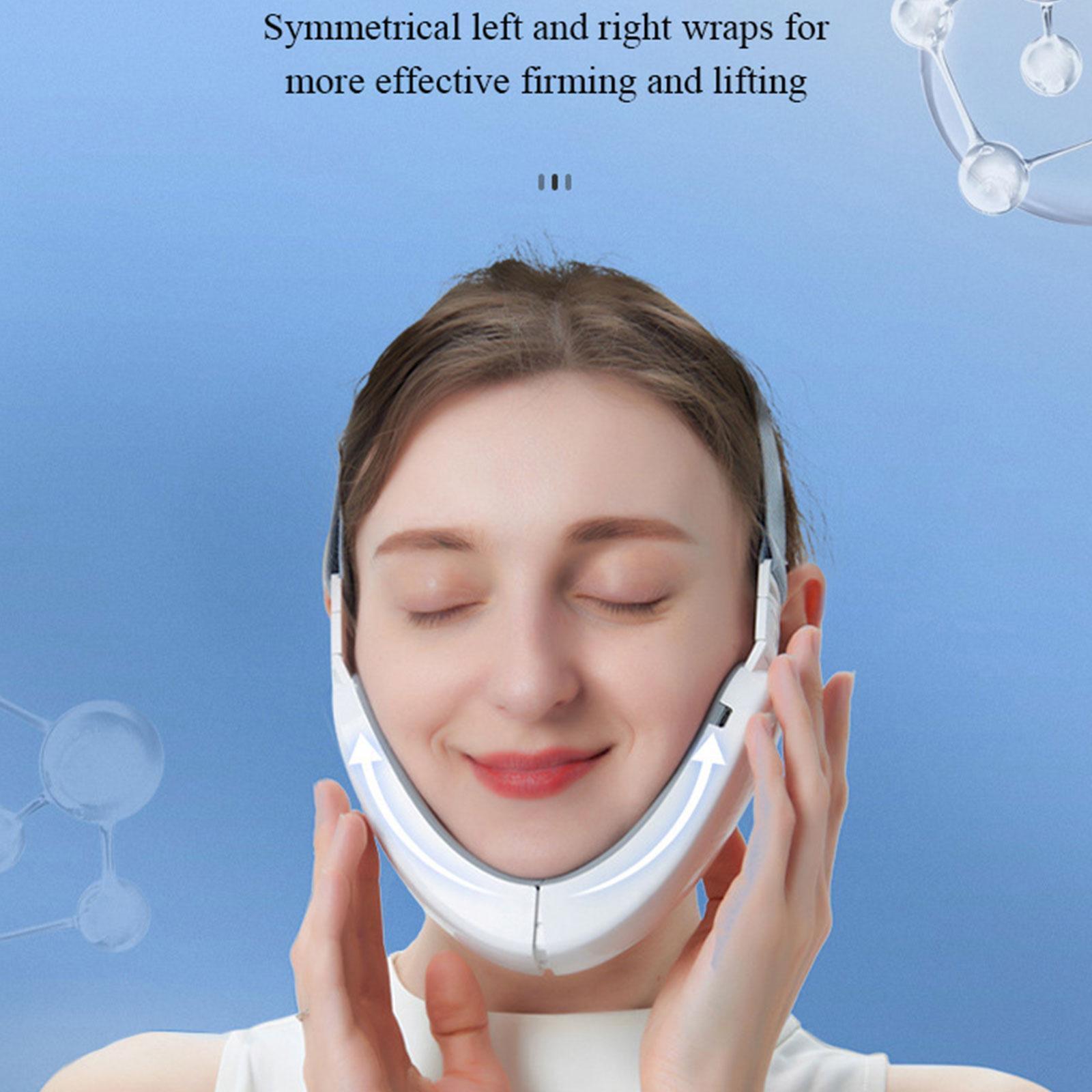 Thiết bị chăm sóc điều chỉnh Vline Face, xóa nọng LED Photon Therapy Face Massage