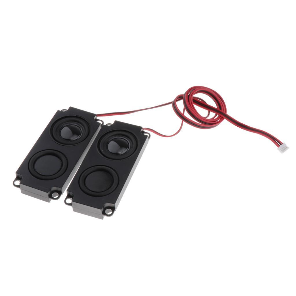 2xReplacement Loudspeaker Black Audio Horn Speaker 5W for TV LCD Monitor