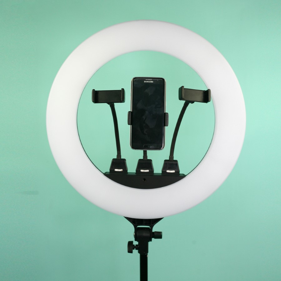 Đèn led HD Ring RL 22 chiếu sáng Studio, makeup, quay phim , chụp ảnh,livetream