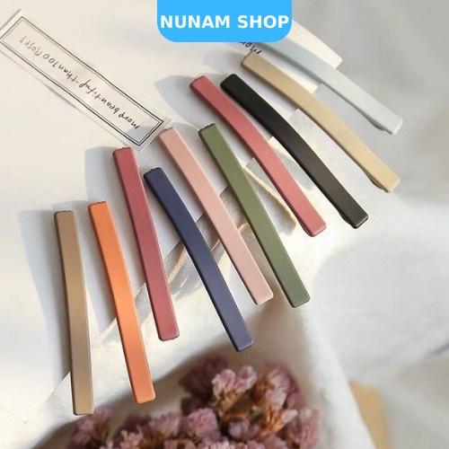 Kẹp tóc morandi đơn giản thời trang cho nữ, kẹp hàn quốc Nunam Shop