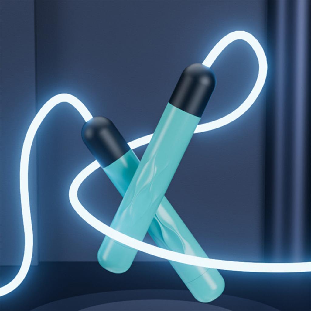 2x Glowing Skipping Rope Children Students Fitness Exercise Jump Ropes