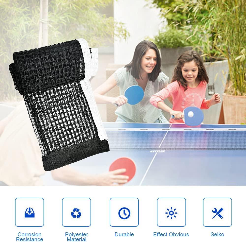 4 Lưới Bóng Bàn Có Thể Thu Vào Lưới Bóng Bàn Có Thể Điều Chỉnh Lưới Bóng Bàn Polyester Lưới Thay Thế Di Động 180*15Cm Lưới Thay Thế Bóng Bàn