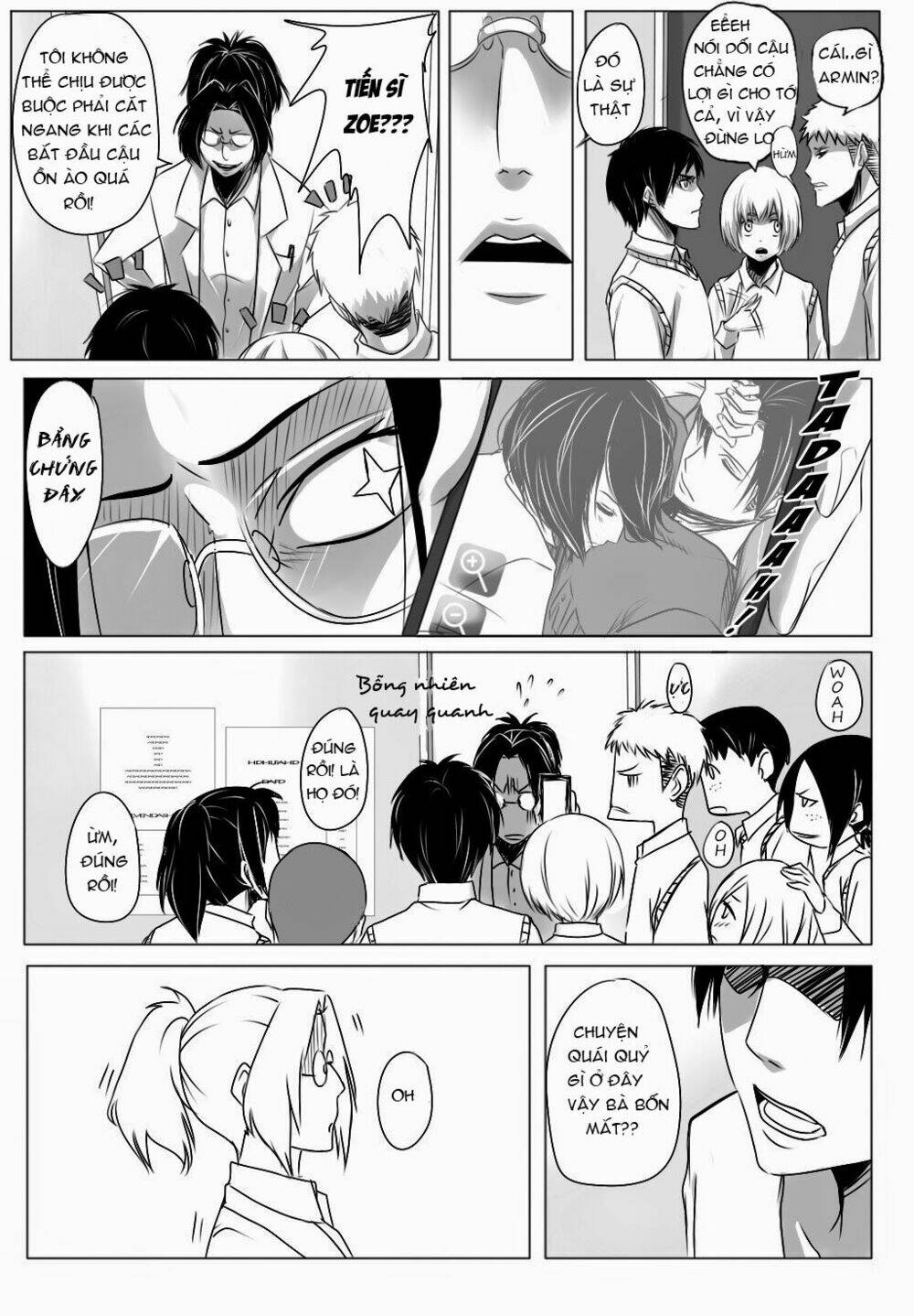 đại chiến titan - doujinshi về cuộc tình tay 4 chapter 5 4