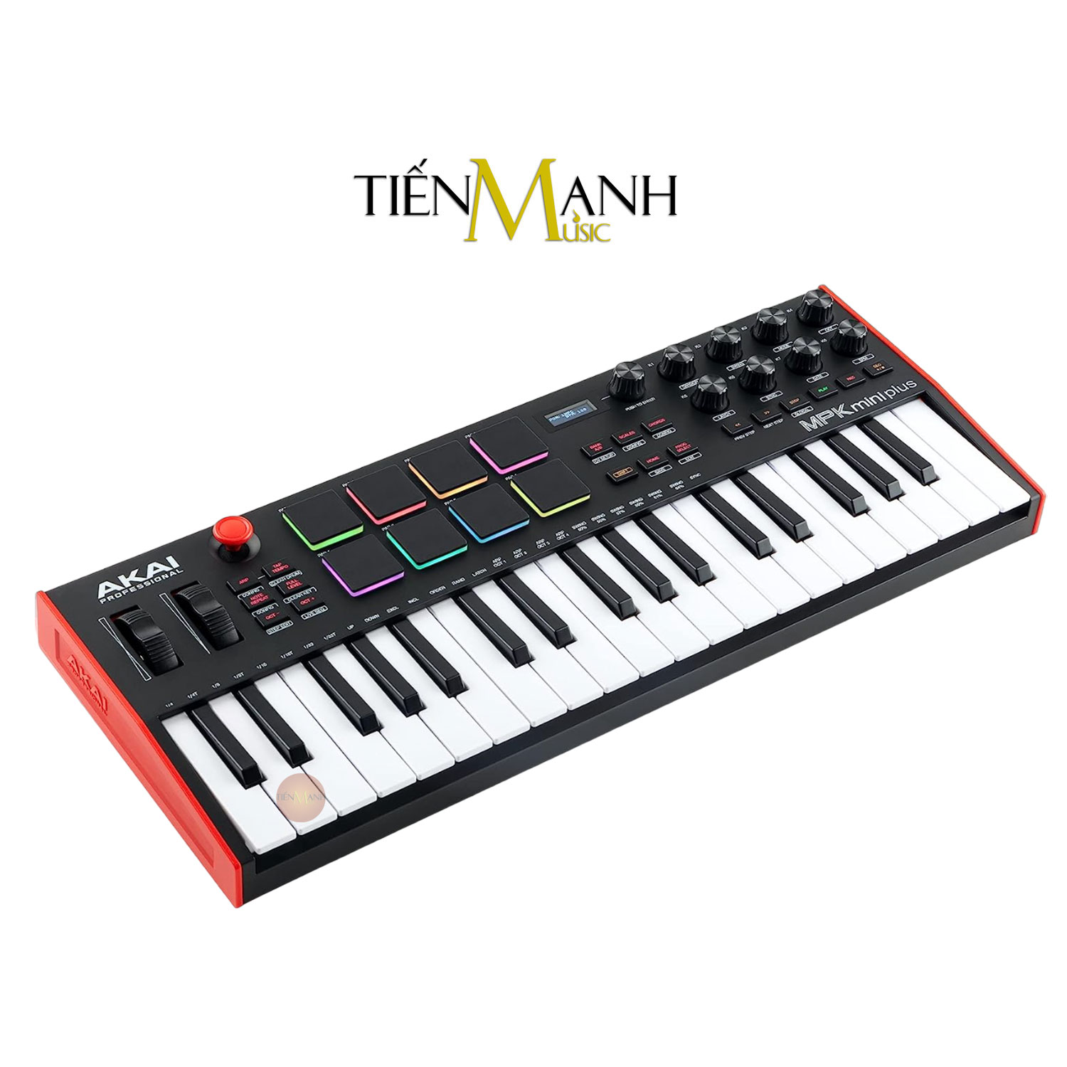 Akai MPK Mini Plus 37 Phím - Midi Compact Keyboard Controller Bàn Phím Sáng Tác Sản Xuất Âm Nhạc Producer Hàng Chính Hãng - Kèm Móng Gẩy DreamMaker