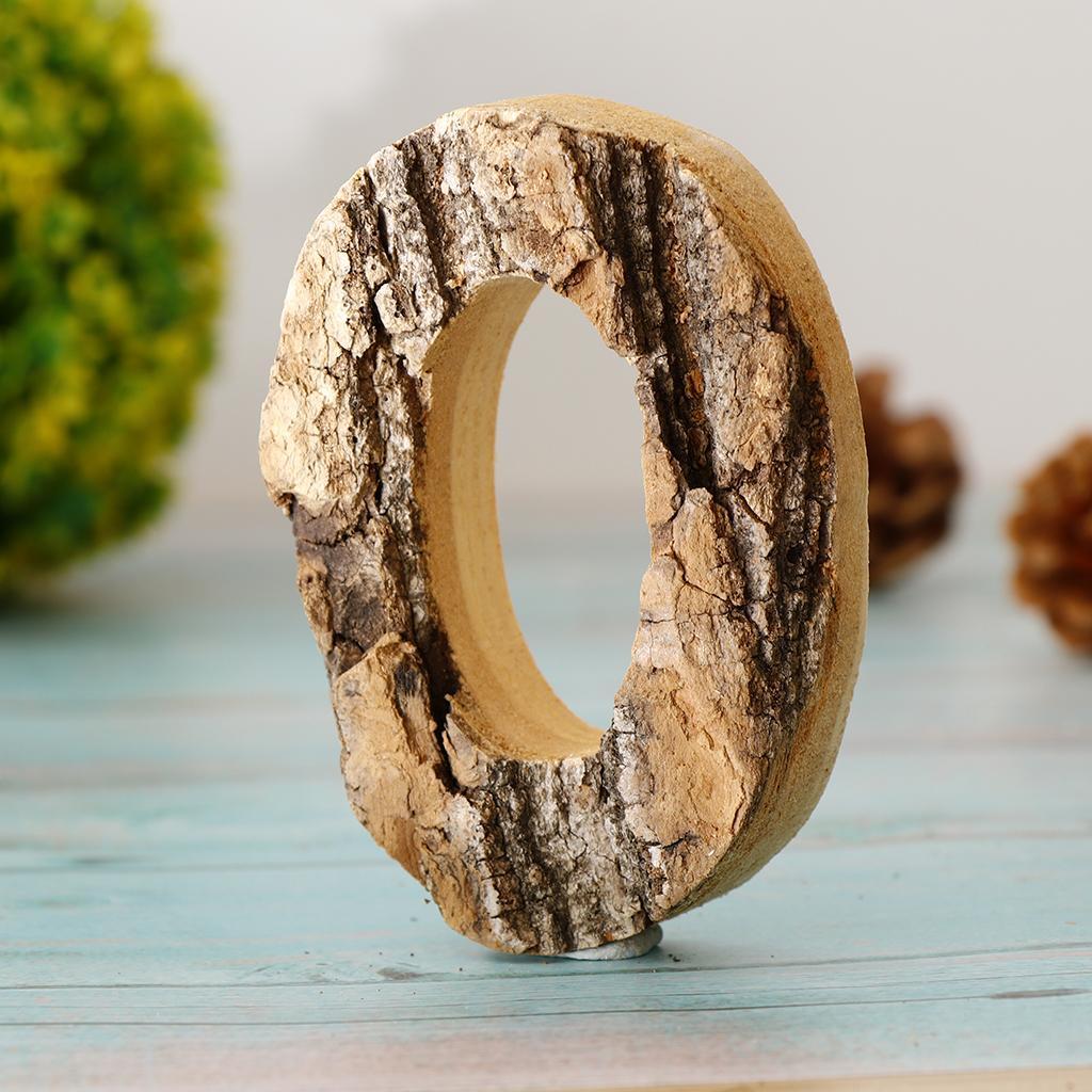 2pcs Wooden Number Decoration DIY Ornaments Decor For Home