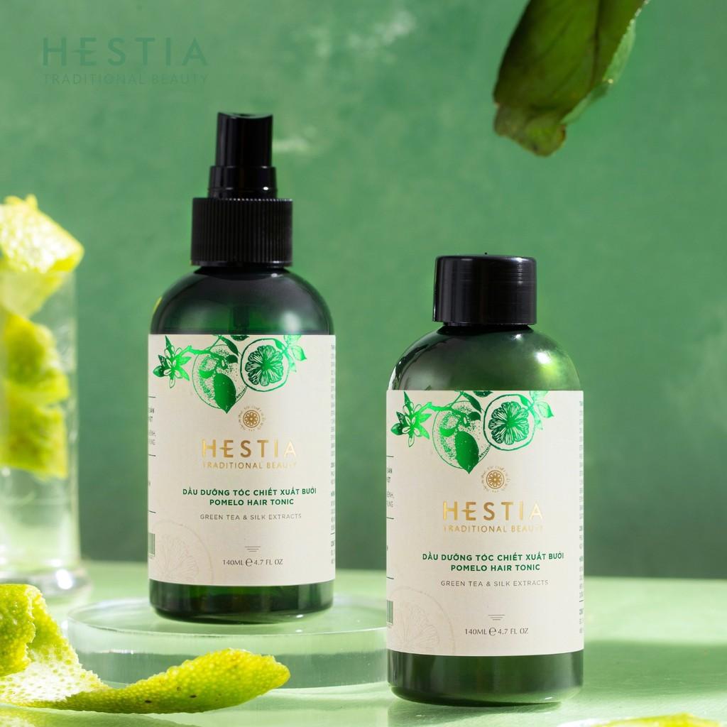 Tinh Dầu Bưởi Xịt Mọc Tóc - Tinh Dầu Dưỡng Tóc Hestia Pomelo Hair Tonic 140ml