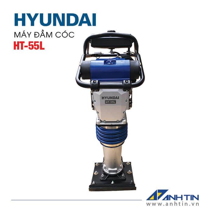 Máy đầm cóc HYUNDAI HT-55L | Động cơ Robin EH09 | 2.2kW - 3.0HP | Tần số đập 650 - 695 lần/phút | Bảo hành 12 tháng