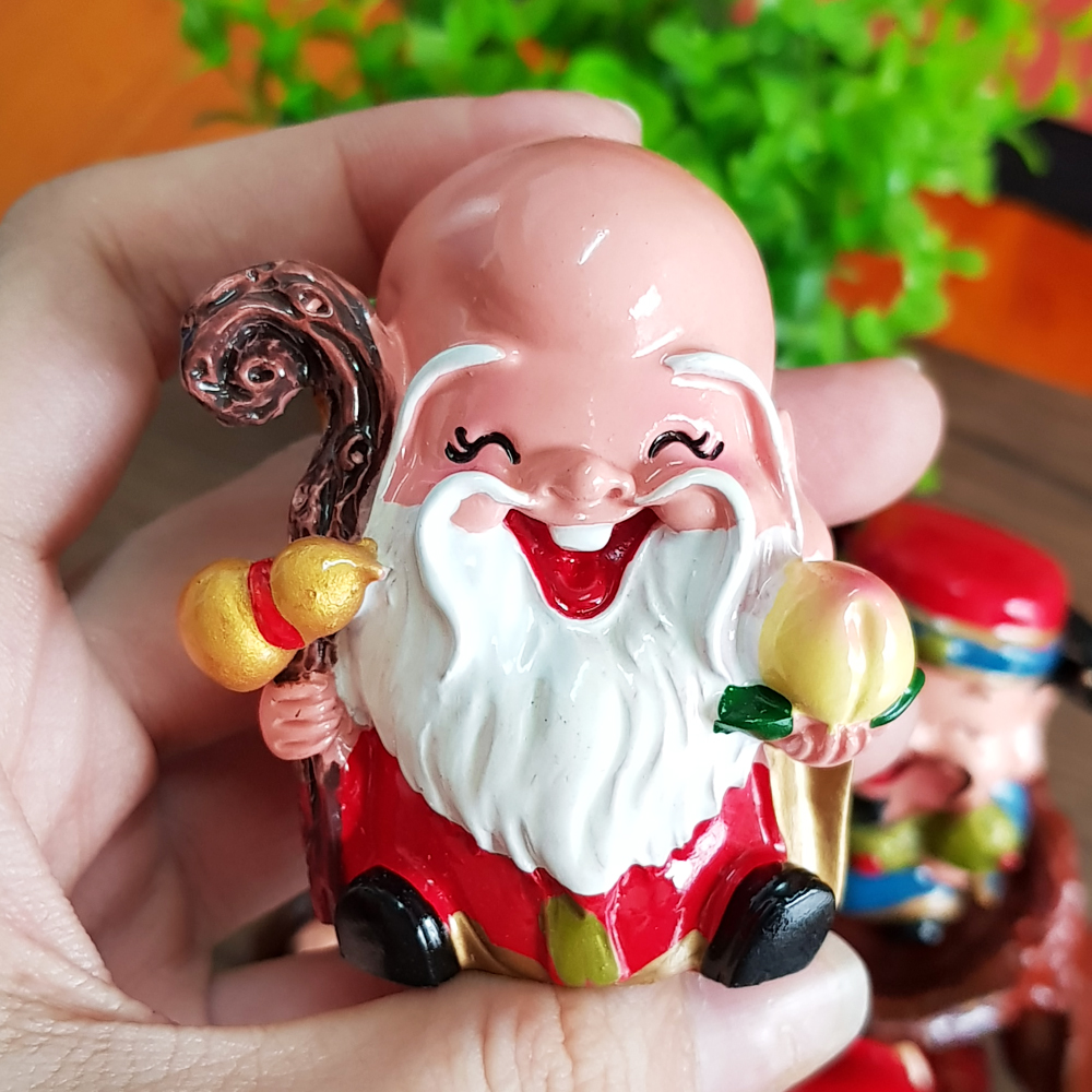 Bộ 03 tượng Tam Đa Phúc Lộc Thọ size 6cm