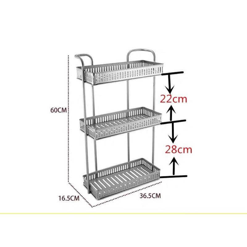 Kệ nhà tắm sơn tĩnh điện màu đen cao cấp