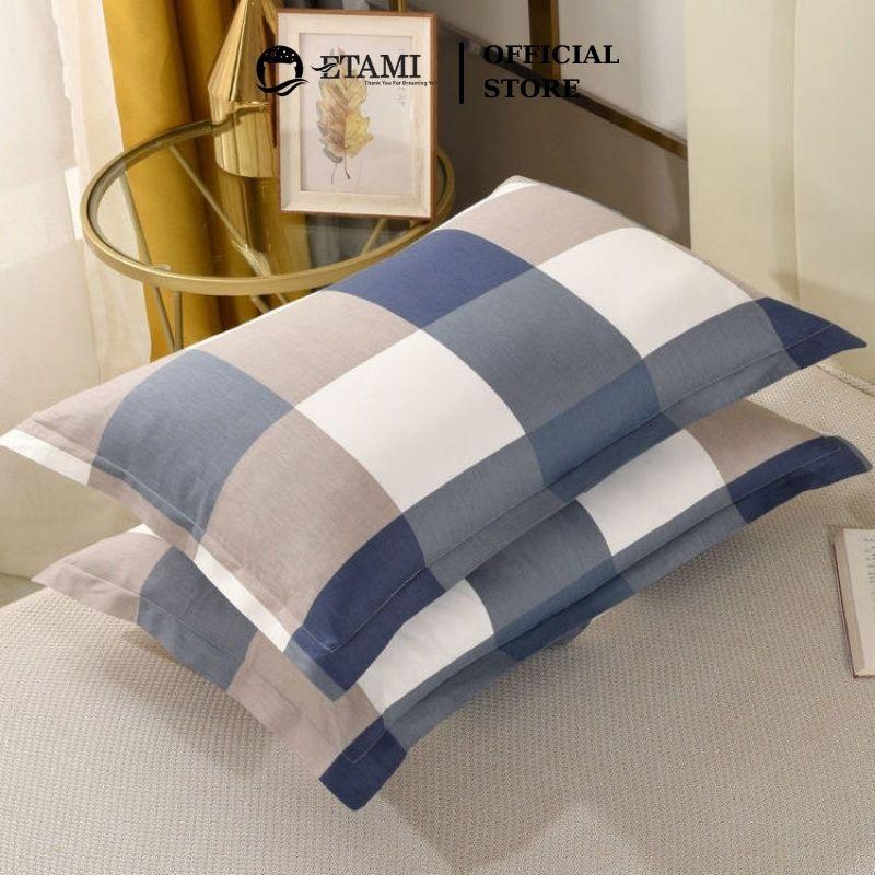 Vỏ gối nằm cao cấp đôi vỏ gối nằm cotton 45x65 thiết kế mềm mịn (1 chiếc)