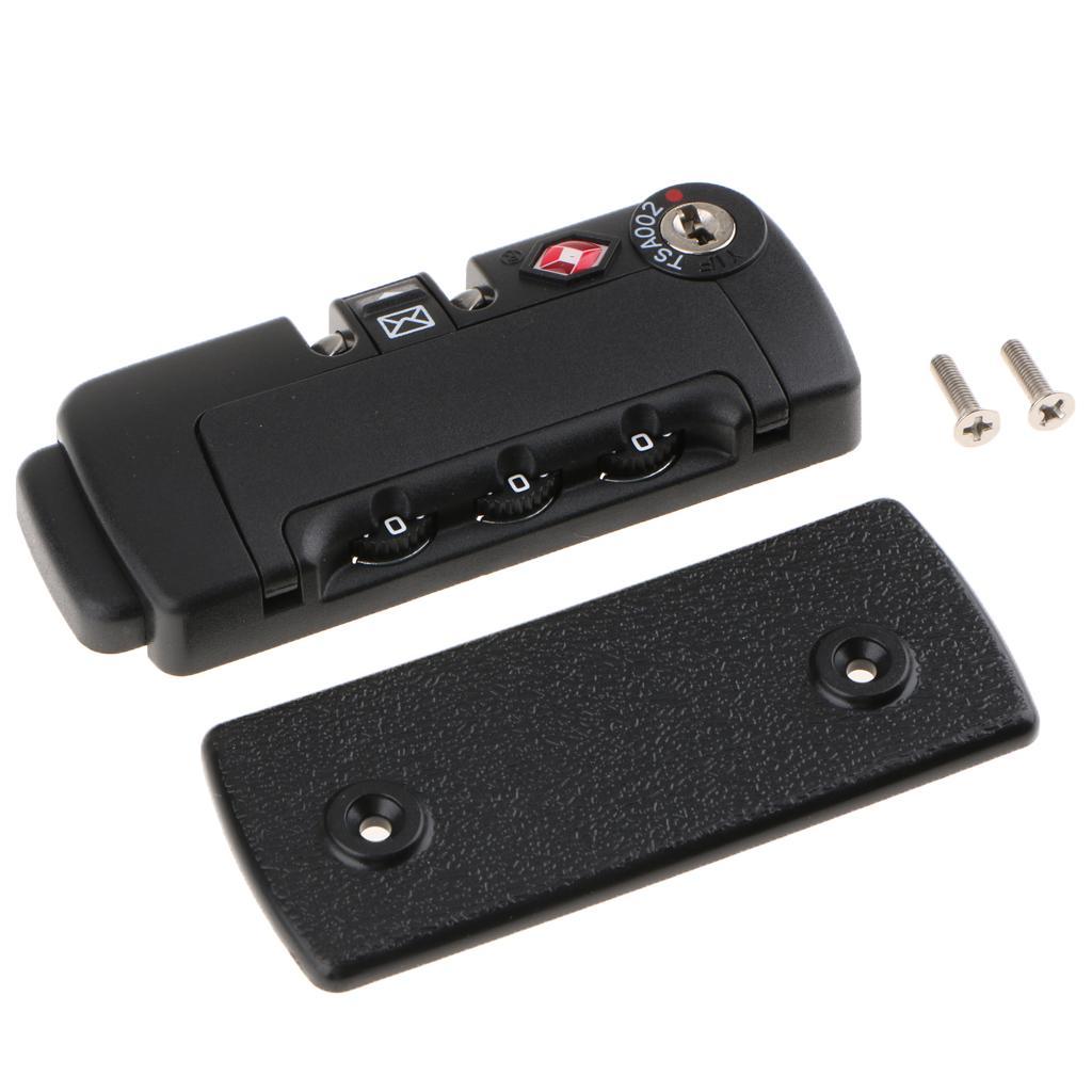 Secure Luggage 3 Digit Combination Lock Suitcase Bag Code Lock Padlock