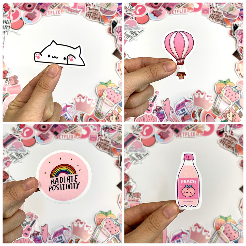 Sticker Peach Màu Lòng Đào Hình Dán Trang Trí Nón Bảo Hiểm Va Ly Decal Chống Nước Chất Lượng Cao Bomb Laptop Xe Đạp Xe Máy Xe Điện Motor Máy Tính Học Sinh Tủ Quần Áo Nắp Lưng Điện Thoại