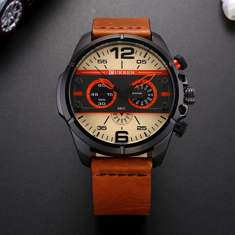Đồng hồ Quartz Man CURREN 8259 Thời trang độc đáo Thể thao