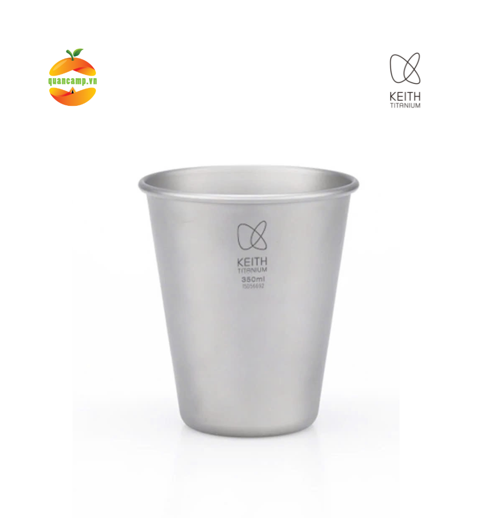 Cốc uống bia Titanium Keith Ti9001 350ml / Ti9002 450ml