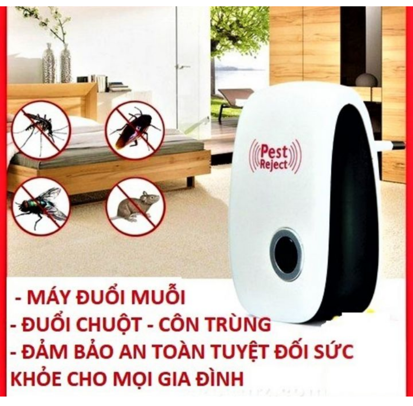 MÁY THIẾT BỊ ĐUỔI MUỖI CHUỘT VÀ CÁC LOẠI CÔN TRÙNG THÔNG MINH HÀNG CAO CẤP