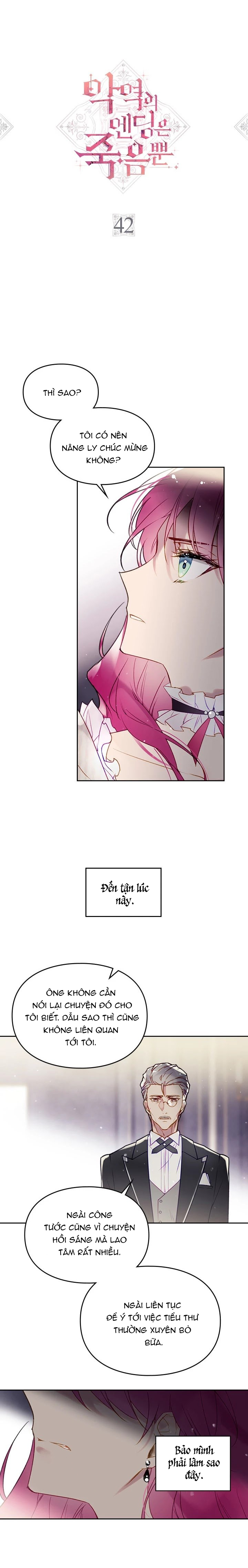 kết thúc của nhân vật phản diện chỉ có thể là cái chết chapter 42 1