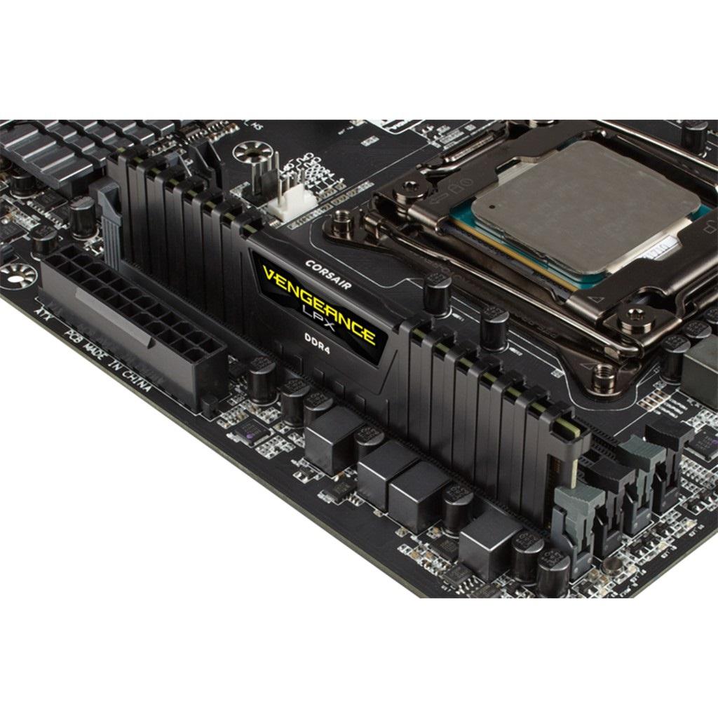 Bộ nhớ RAM dành cho PC CORSAIR VENGEANCE LPX CMK8GX4M1E3200C16 1x8G DDR4 Buss 3200 MHz Hàng chính hãng