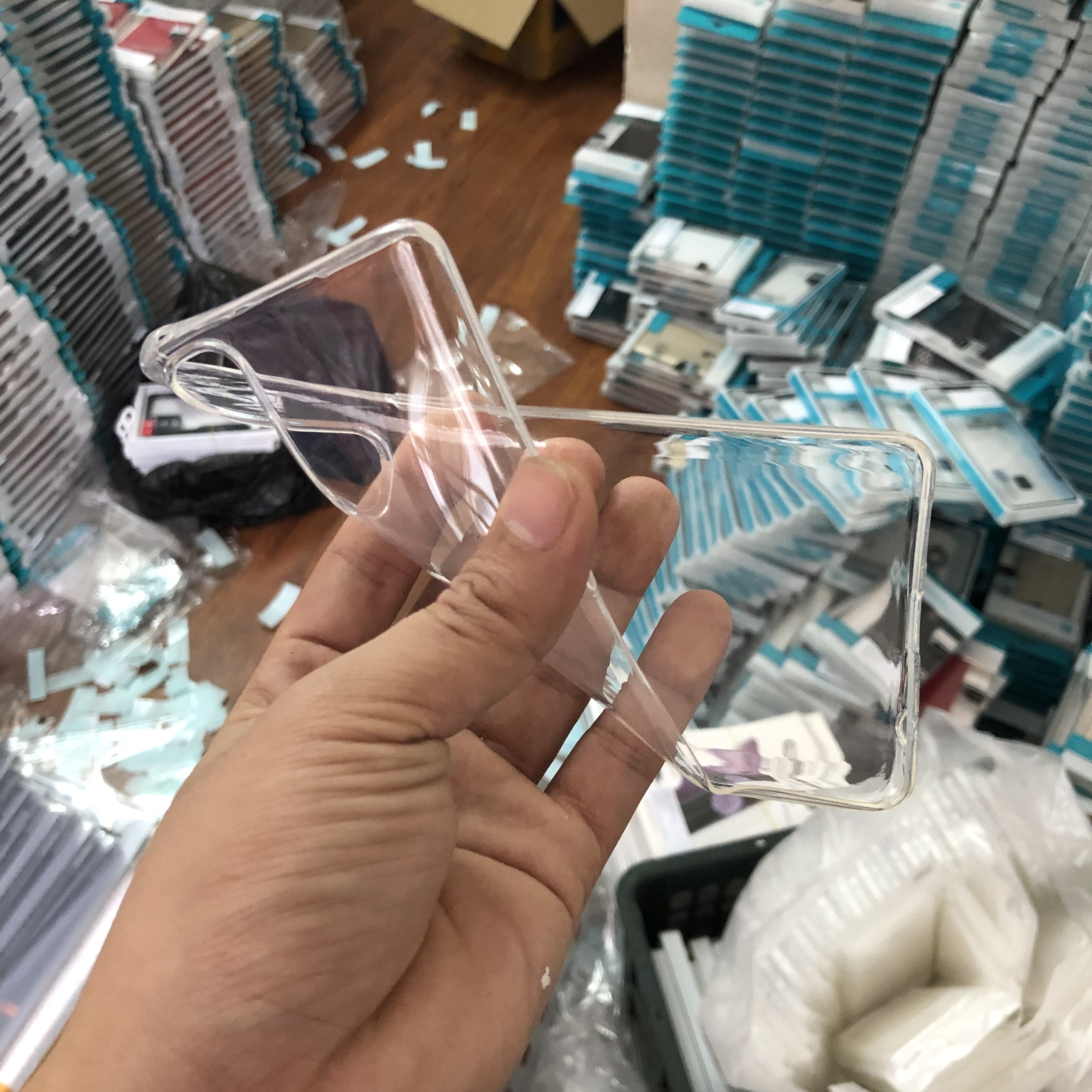 Ốp lưng Silicone dẻo trong suốt dành cho Oppo Reno4 Pro 4G