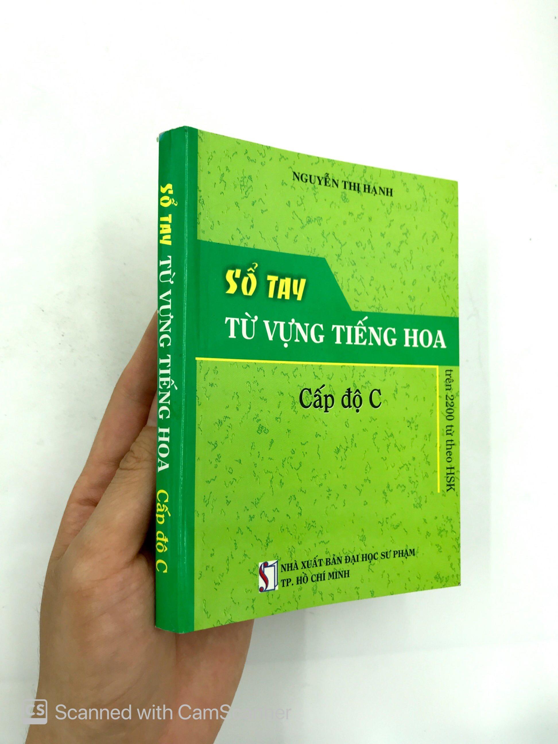 Sổ Tay Từ Vựng Tiếng Hoa - Cấp Độ C