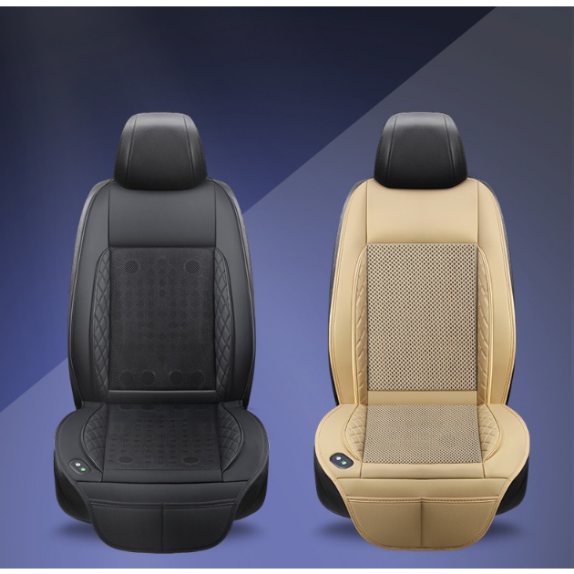 Miếng Lót Ghế Ô Tô Giải Nhiệt Với Quạt 16 Vùng Siêu Mát FanMat Auto