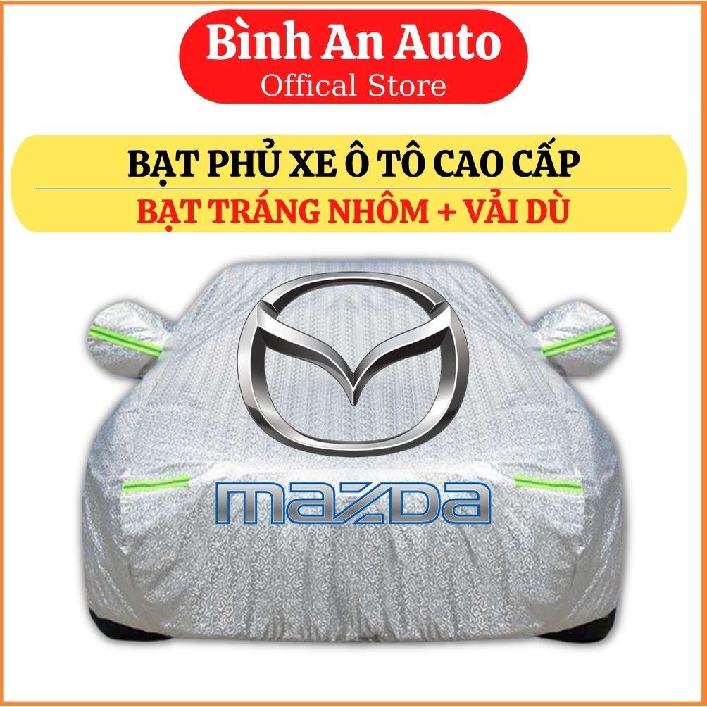 Bạt Phủ Xe Ô Tô Mazda 2, Mazda 3, Mazda 6, CX5, CX8, CX9, BT50 Bạt phủ xe tráng nhôm 3 lớp, bạt phủ vải