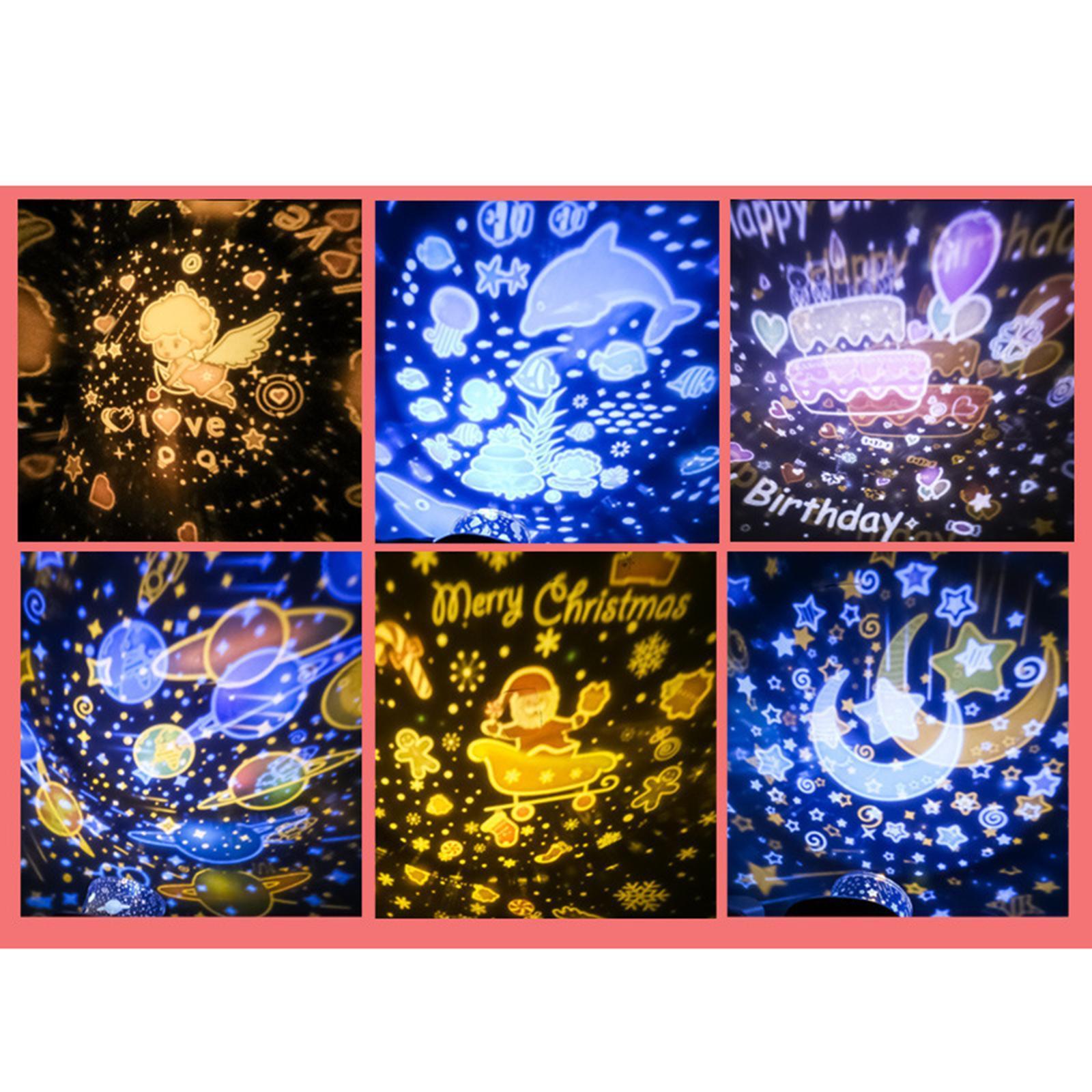 Galaxy Projector Star Light Decor for Bedroom Ceiling Starry Night Light