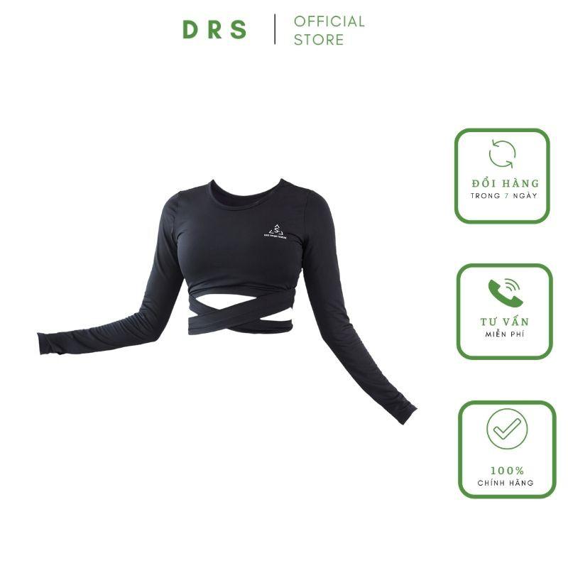 Áo thể thao nữ croptop DRN08, áo tập gym nữ xỏ ngón DRS cropttop thiết kế mới mẻ, xinh tươi, nhiều năng lượng