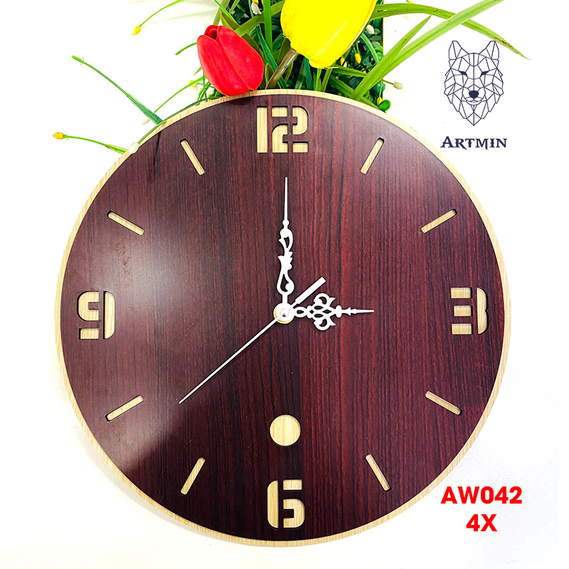 AW042 - Đồng Hồ Gỗ Decor Bán Chạy 2023 – Đồng Hồ Treo Tường Trang Trí