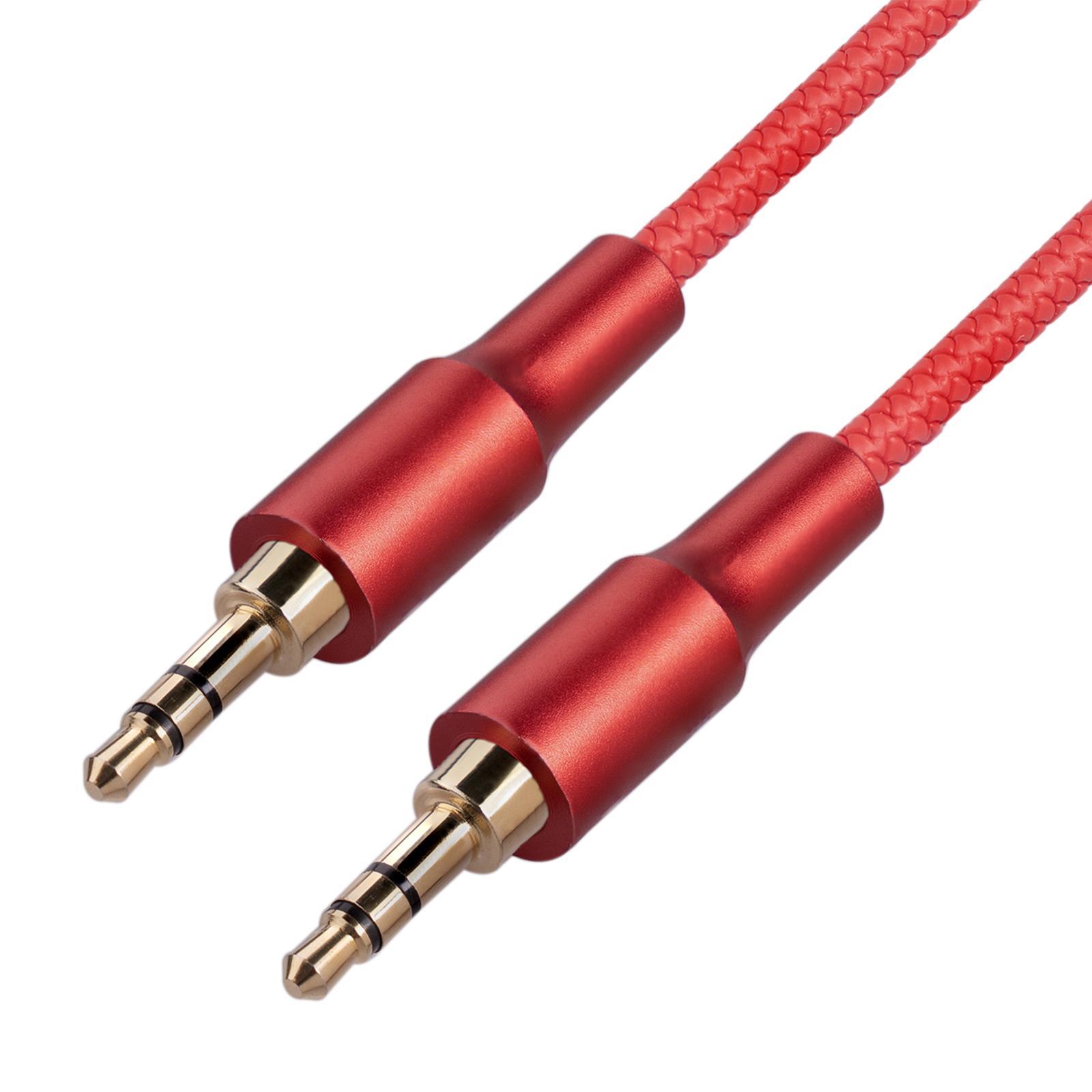 AUX Cable 3.5mm HiFi Male Speaker Line Auxiliary Cable for Computer Stereo Audio Cable