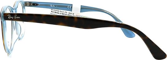 Gọng Kính Unisex Rayban RB2185VF 5883 XANH ĐEN