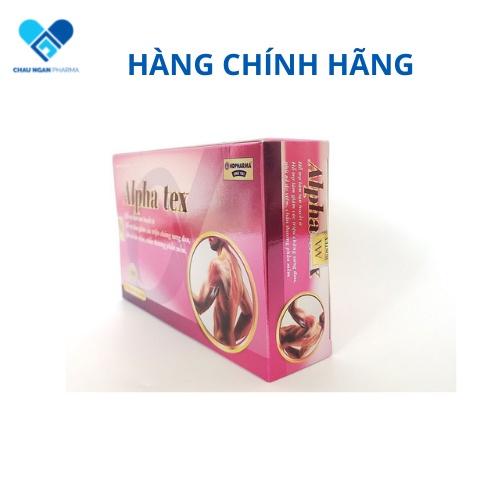 ALPHA TEX - Giảm phù nề - Tan máu bầm - Hộp 30 viên - Rostex- Tủ Thuốc Bảo Châu