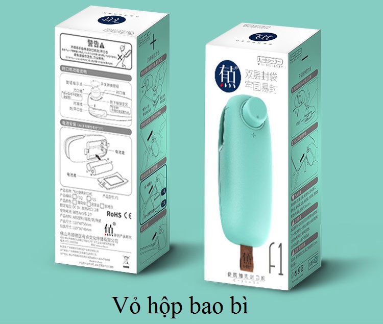 Máy Hàn Miệng Túi Đa Năng F1D V.2 Thiết Kế Nhỏ Gọn, Tiện Lợi