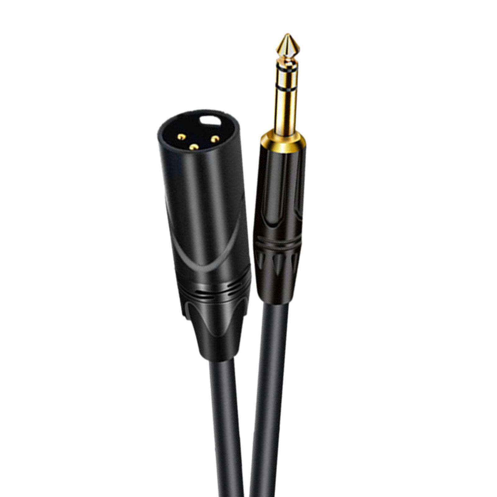 6.5mm Male to XLR Male Stereo Audio Cable for Audio Stereo System Multimedia