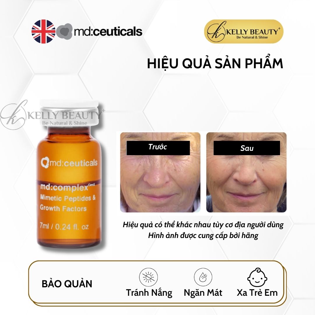 Meso Tế Bào Gốc MD:COMPLEX Mimetic Peptide &amp; Growth Factors - md:ceuticals Mesotherapy | Kelly Beauty